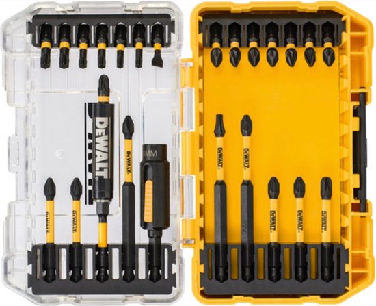 25-delige FLEXTORQ boor- en schroefbitset, TOUCH CASE