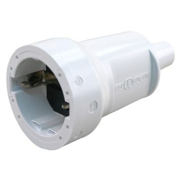 Contrastekker RA 10/16A wit  