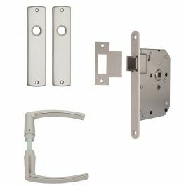 Axa Loopslot dm50 voorplaat wit schild+kruk f1 71550054BL