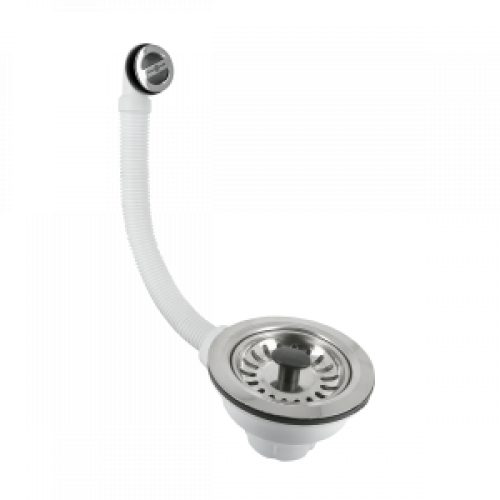 BONFIX RVS gootsteenplug S 337 met flexibele overl. 40 mm