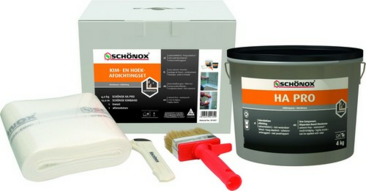 Schonox Kim  en hoekafdichtingsset:HA 4kg, kimband 12m1 kwast afbr.mes
