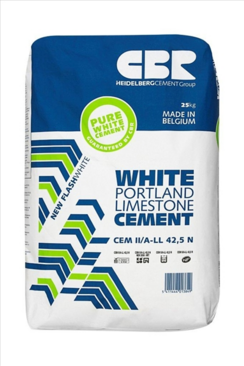 White cement cem 2 ll/B-LL 42,5 N zak 25 kg