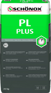 Schonox PL Plus universele reparatiemortel zak 25 kg