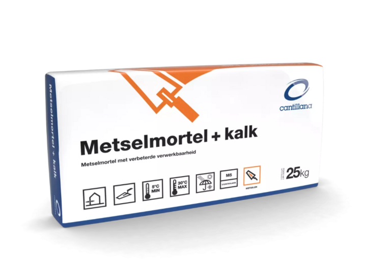 Cantillana Metselmortel met kalk 120 M5 A/B PE zak 25 kg
