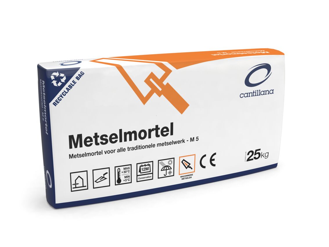 Cantillana Dunbedmortel 102 M5 A/B 4025 antraciet 4 8 mm (HVS sterk