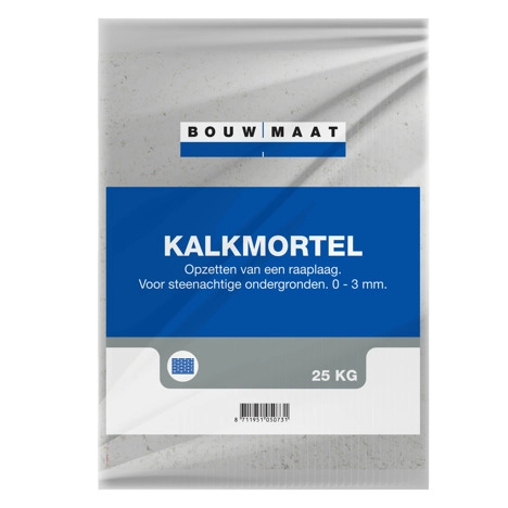Kalkmortel 0-3 zak 25 kg
