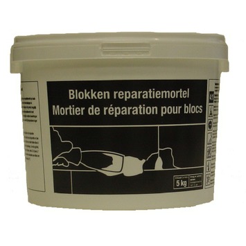 Reparatiemortel grijs emmer 5 kg