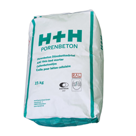 H+H Cellenbetonlijm wit zak 15 kg  