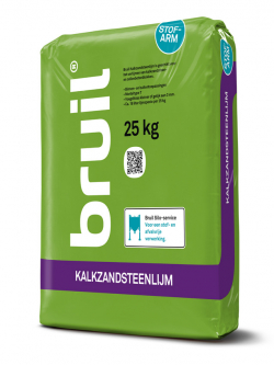 Bruil Kalkz.steenlijm KL1220SA      (stofarm) 25kg 45zk/pallet in folie