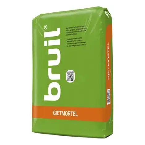 Bruil gietmortel K70 25kg 40zk/pallet in folie