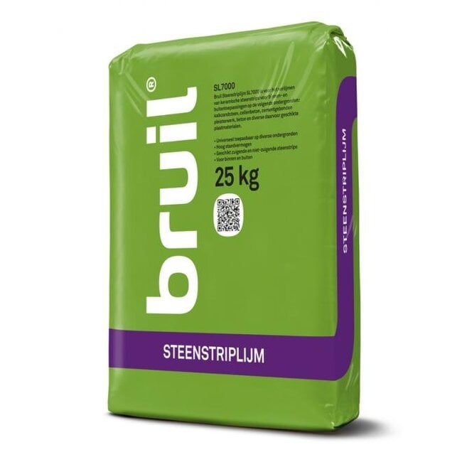 Bruil SL 7000 steenstriplijm standaard 25kg 40zk/pallet in folie