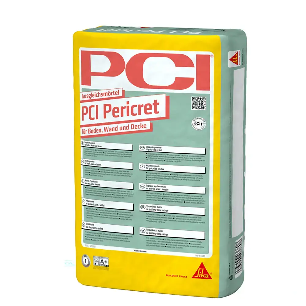 PCI Pericret Uitvlakmortel grijs Vloer, wand, plafond
