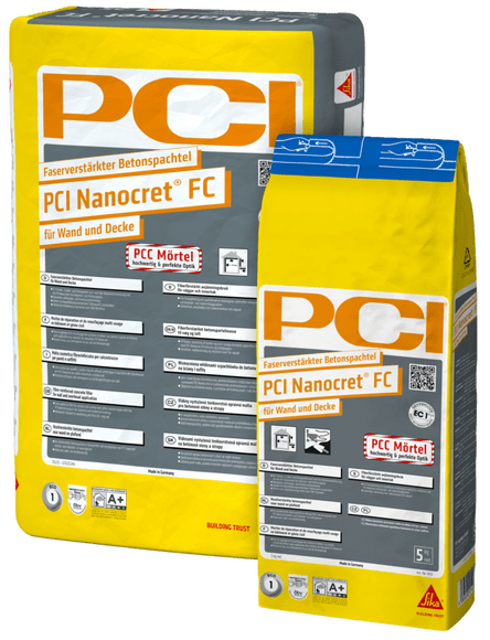 PCI Nanocret FC 25kg zak Vezelversterkte betonspachtelvoor wand