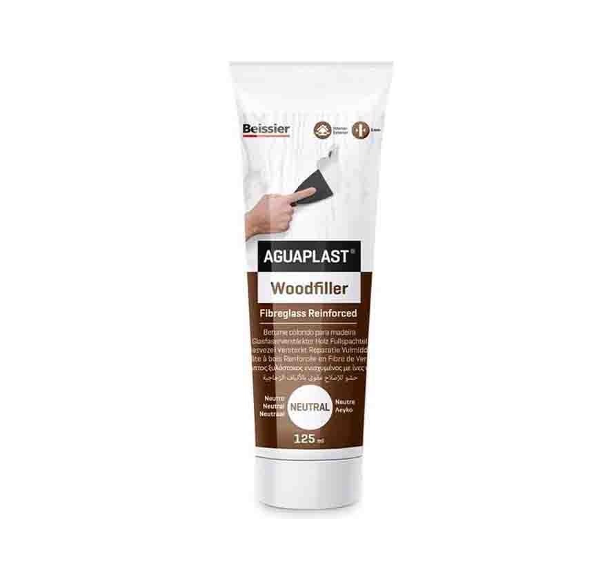 Aguaplast Woodfiller reparatie vulmiddel Neutraal tube 125 ml
