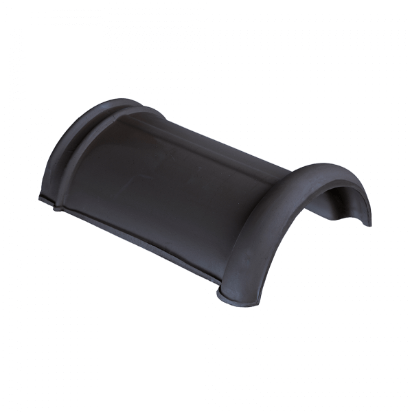 Halfronde vorst 185mm blauw gesmoord