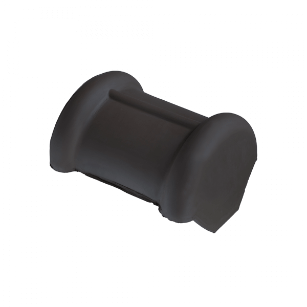 Halfronde eindvorst 185mm blauw gesmoord