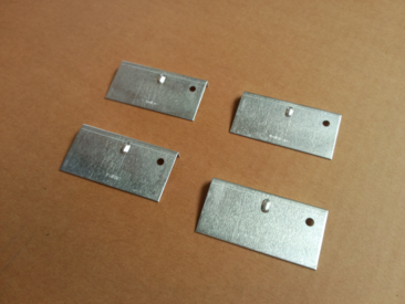 Daktrim Roval standaard verbindingsplaatjes 45 mm