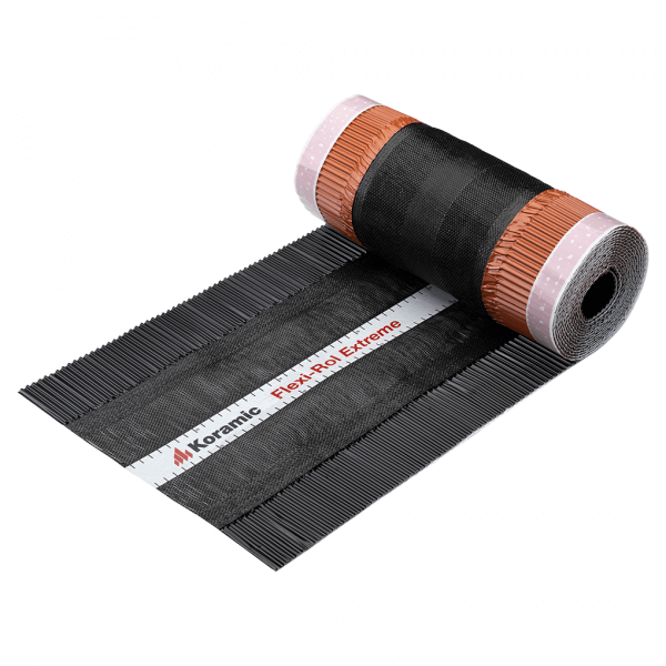 Flexi Rol Extreme, breedte 320 mm zwart, lengte 5 m