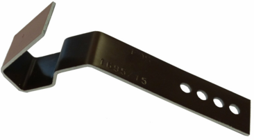 Vorsthaak 470/275 aluminium zwart doos 50 st
