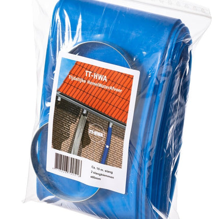 ProfPartner tijdelijk HWA A PE diam80mm incl 2 slklem zak 15 meter