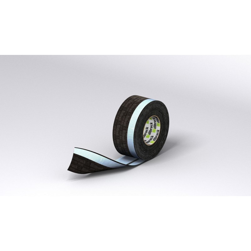 illbruck ME508 duo vliestape EW zwart 70mm rol 25 m1