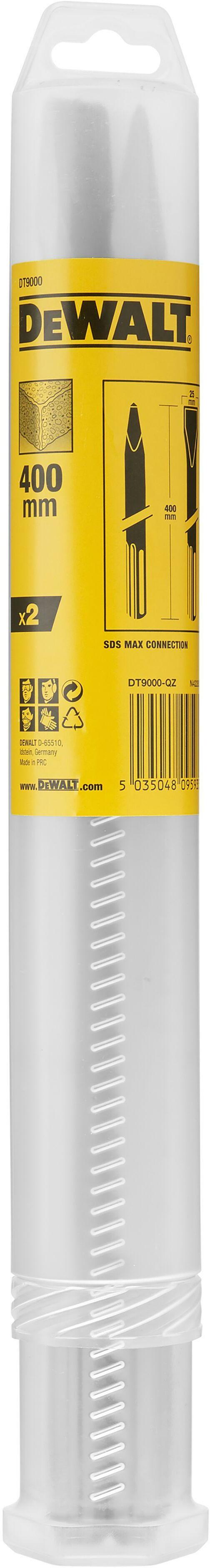SDS-max 2-delige beitelsetvlak/gepunt DT9000-QZ