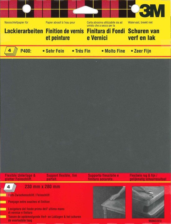 Set A 4 3M 9086 Schuurp.Zw.400