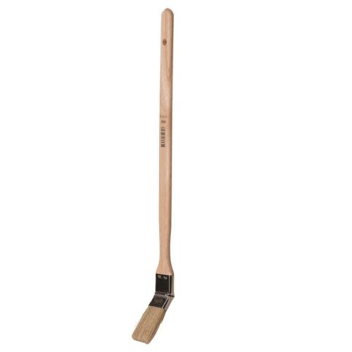 Prof radiatorkwast hout 1 wit haar