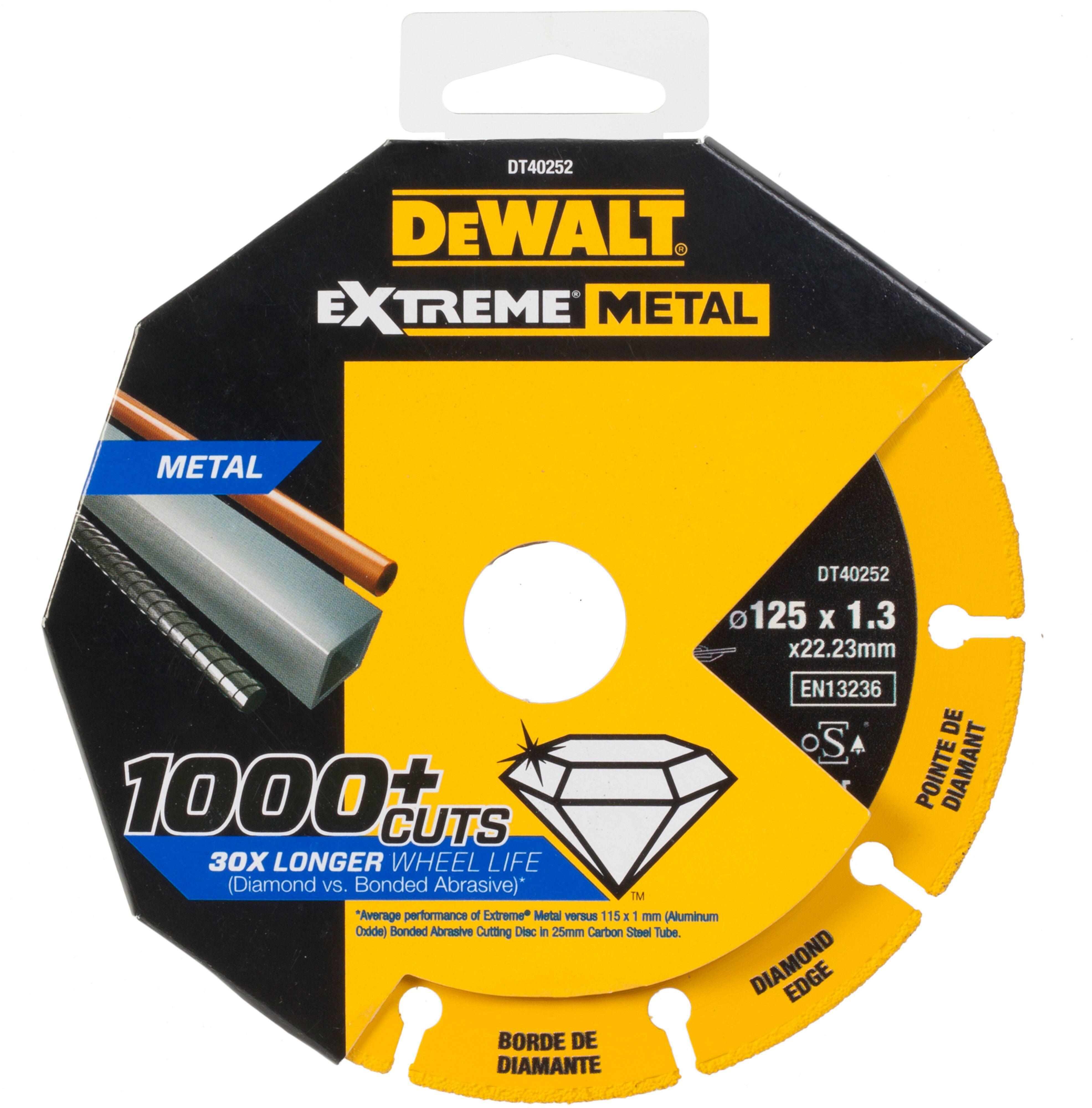 EXTREME METAL doorslijpschijfmetaal 125x22,23x1,3mm DT40252-QZ
