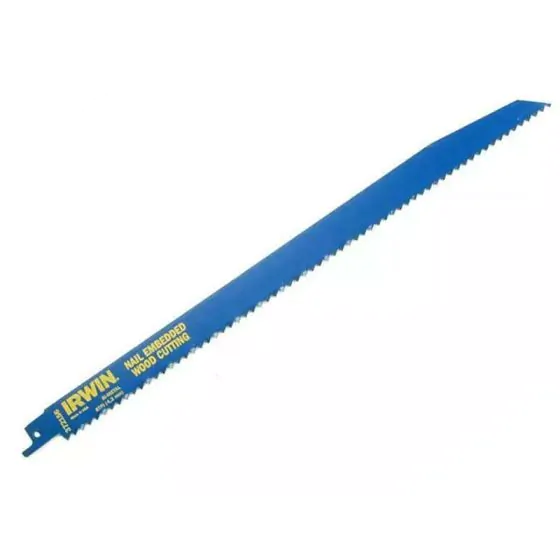 156R 12inch/300 mm 6TPI zagen van hout met spijkers