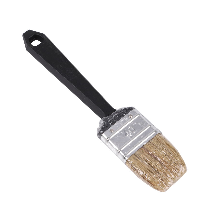 CP platte kwast wegwerp wit vark haar 40