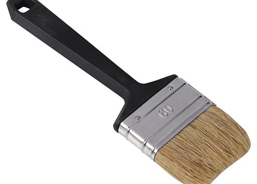 CP platte kwast wegwerp wit vark haar 60