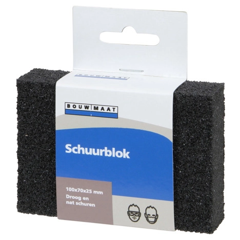 CP schuurblok k180 100x70x25mm fijn