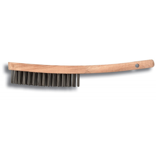 CP staalborstel gietstl hout 4 rijen FSC