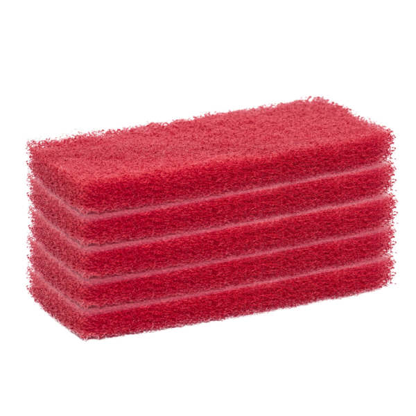 HMK Z941 Doodlebug Schrobpad 11,5x25cm rood set 5 stuks