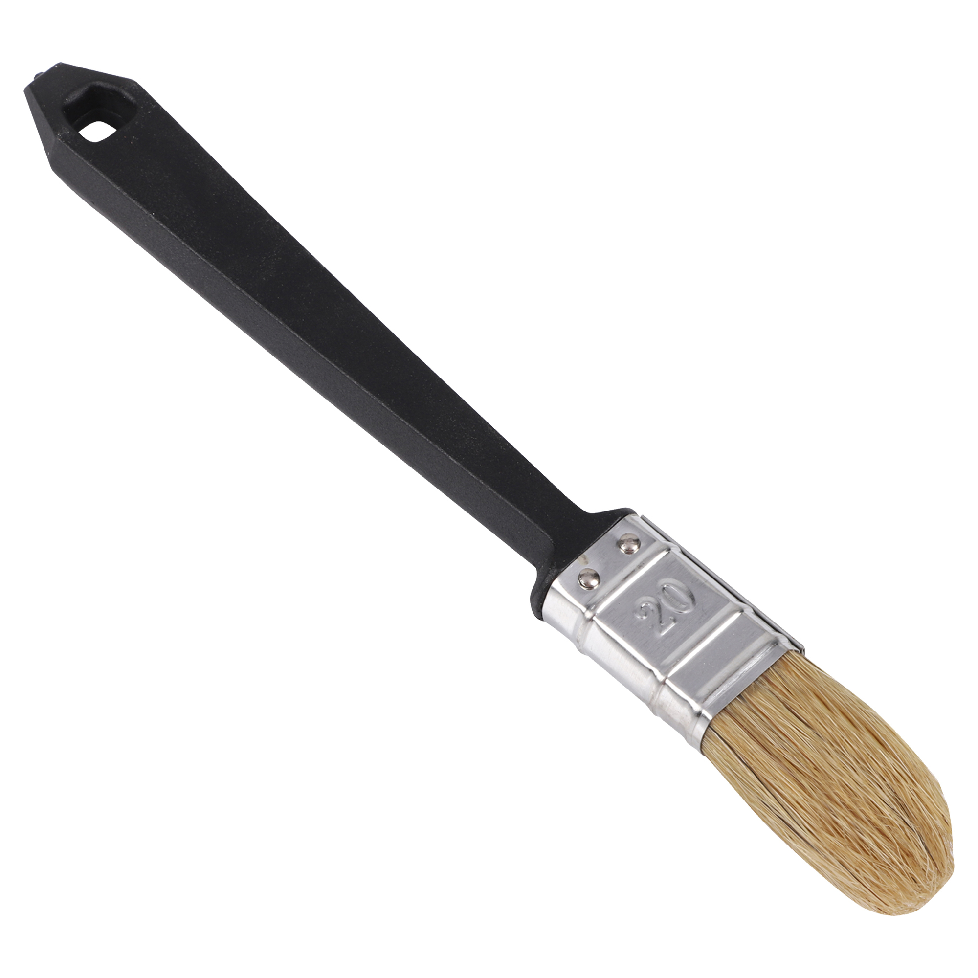 CP platte kwast wegwerp wit vark haar 20