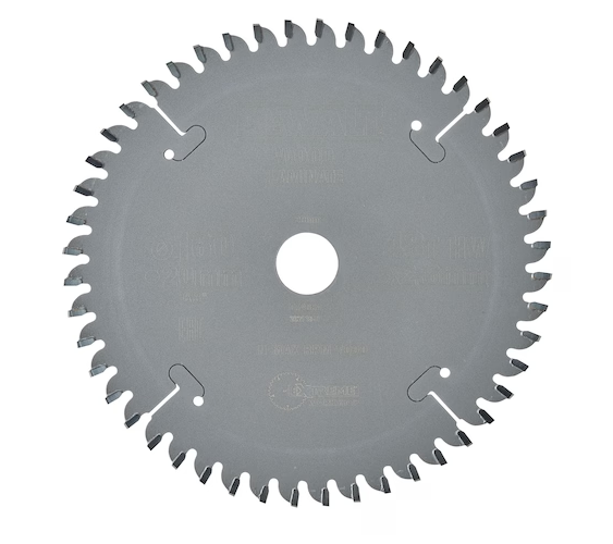 Cirkelzaagblad 160x20x48t, trapezium, negatief 5gr, kerf 2,6mm
