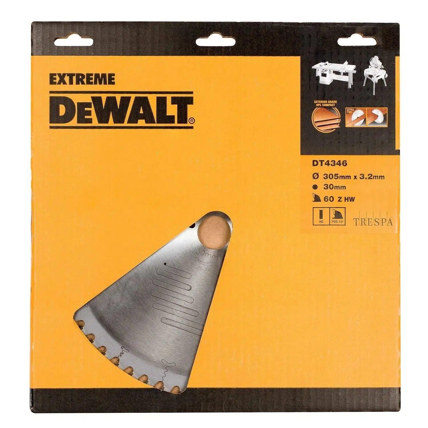 Cirkelzaagblad Trespa 305x30x60t, HT, positief 5gr, kerf 3,2mm