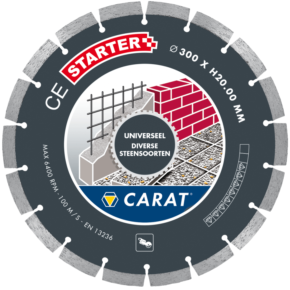 Carat Diamantzaag universeel diam. 350x20 mm, CE Starter