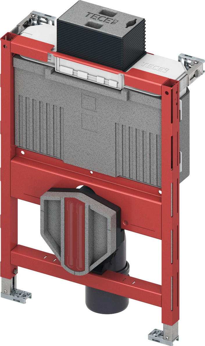 TECEprofil WC inbouwframe met Uni 750 spoelkast, bouwhoogte 750 mm