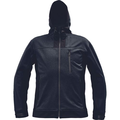 Huyer softshell jacket black m  