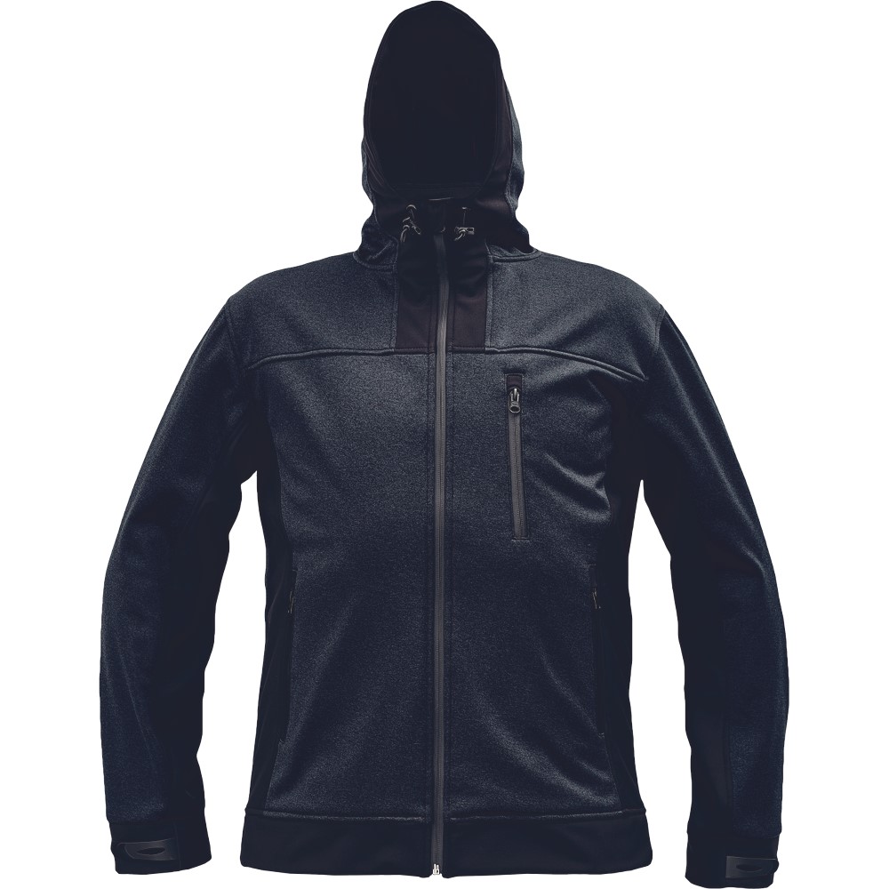Huyer softshell jacket black xl  