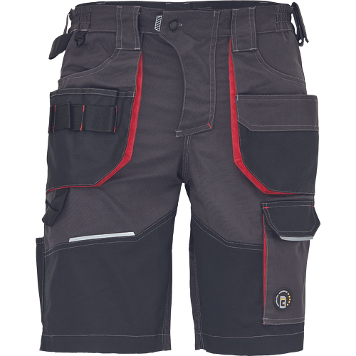 REUSEL shorts antraciet/rood 48