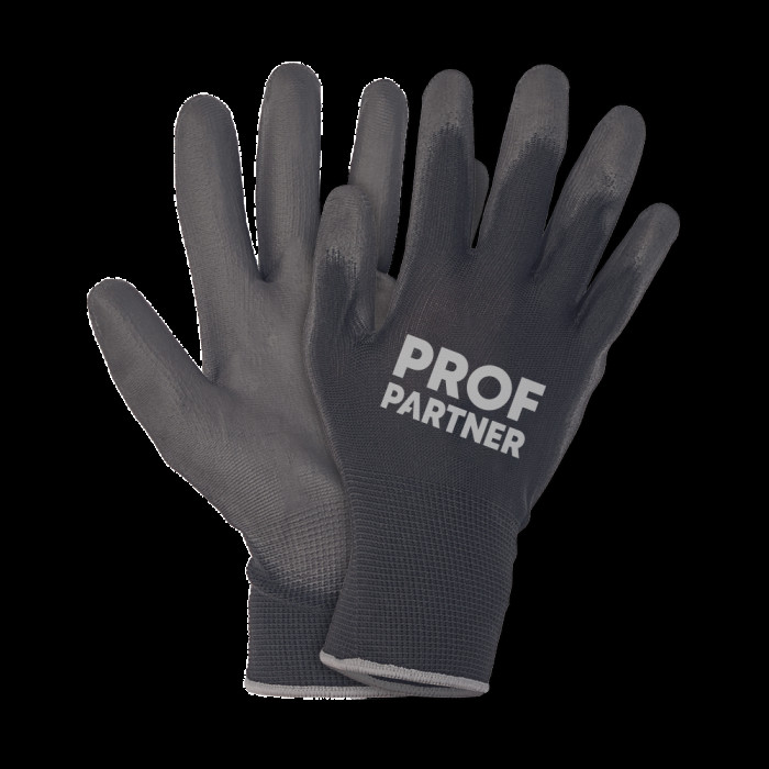 ProfPartner Montage werkhandsch. zw polyester/pu mt 9 bundel 12 paar