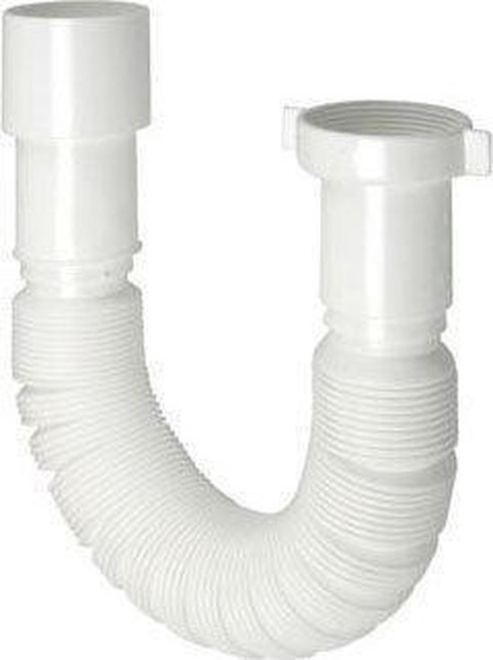 Flexibele sifon 6/4x40mm.wit sanit (pl label) 01896000b05
