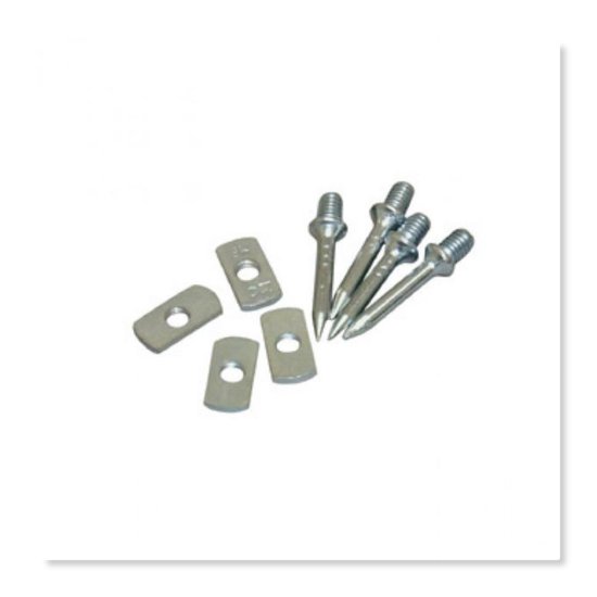 Chroom slagpen m6x30mm plieger label bl 4st