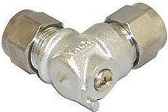 Chroom kogelstopkr.hks.kn 12mm plieger label bl