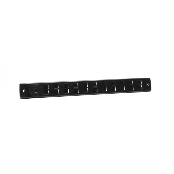 Bold Line schuifrooster 370x40mm Zwart