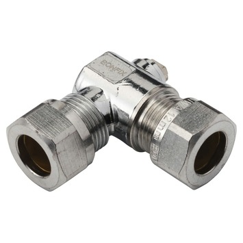 BONFIX kogelstopkraan haaks knel 12x12 mm