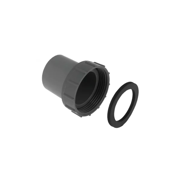 BONFIX ABS aansluitst 2 del. PVC verlijmb.1 1/4 inch x40 mm